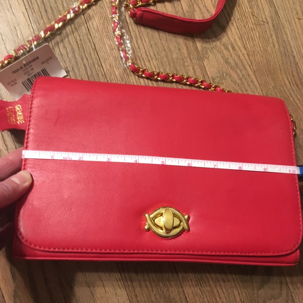 Giana Bernini leather cross body purse